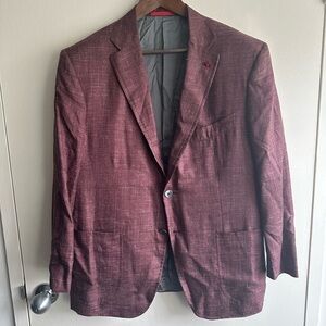 Isaia Burgundy Sport Coat